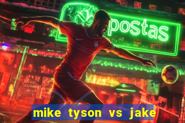 mike tyson vs jake paul assistir online